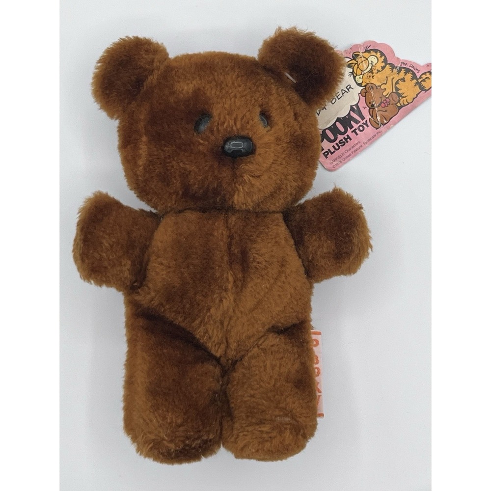 Dakin Pooky Brown Teddy Bear Plush Garfield Vintage 1983 w/ Tag 8"